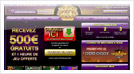 Page d'accueil du casino Mummys Gold